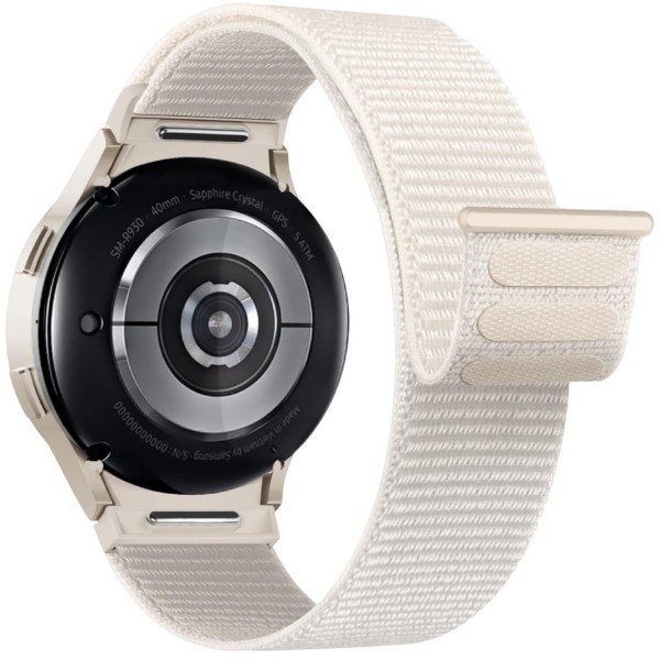 Фото - Ремінець для смарт-годинника Armorstandart Nylon Band Samsung Watch 8 / 8 Classic (20x113 mm) Starlight (ARM87366)