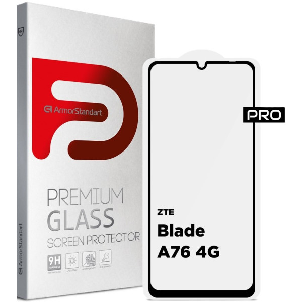 Фото - Захисне скло для смартфону Armorstandart Pro for ZTE Blade A76 4G (ARM87520) Фото - Захисне скло для смартфону Armorstandart Pro for ZTE Blade A76 4G (ARM87520)