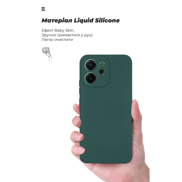 Фото - Чохол для смартфону Armorstandart ICON for OPPO Reno14 F 5G / Reno14 FS 5G Camera cover Dark Green (ARM87567)