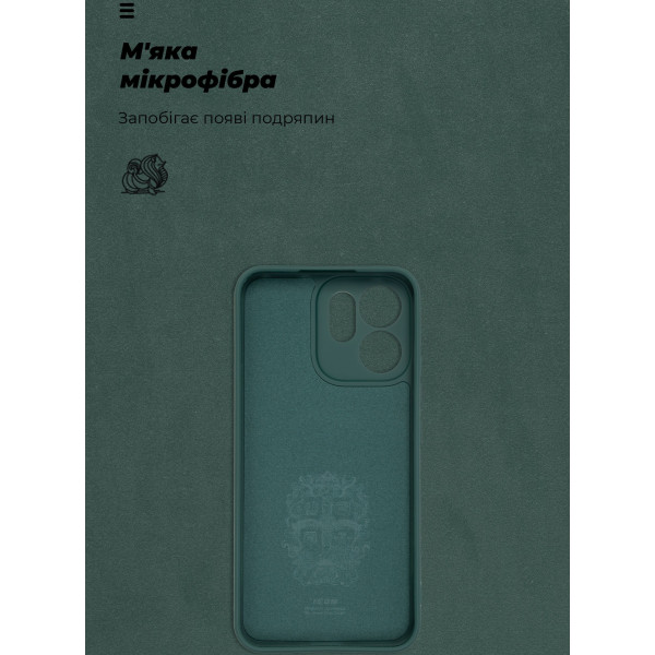 Фото - Чохол для смартфону Armorstandart ICON for OPPO Reno14 F 5G / Reno14 FS 5G Camera cover Dark Green (ARM87567)