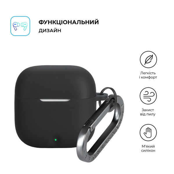 Фото - Чохол для навушників Armorstandart Hang Case for OPPO Enco Buds3 Black (ARM88030)