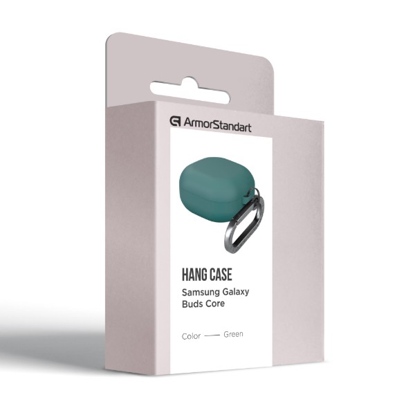 Фото - Чохол для навушників Armorstandart Hang Case for Samsung Galaxy Buds Core Green (ARM88042)