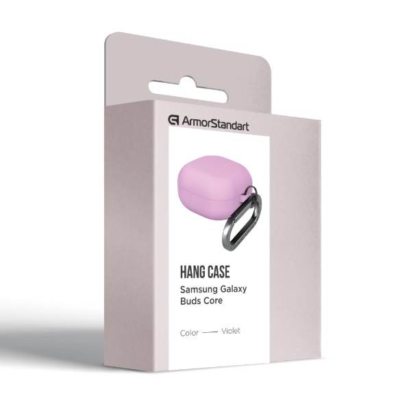 Фото - Чехол для наушников Armorstandart Hang Case for Samsung Galaxy Buds Core Violet (ARM88045)