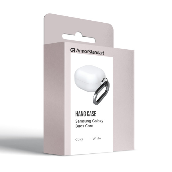 Фото - Чохол для навушників Armorstandart Hang Case for Samsung Galaxy Buds Core White (ARM88046)