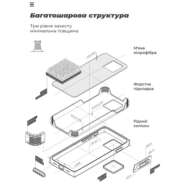 Фото - Чохол для смартфону Armorstandart ICON for Samsung S25 Blue (ARM88144)