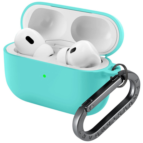 Фото - Чохол для навушників Armorstandart Hang Case for Apple AirPods Pro 3 Mint Green (ARM88277)