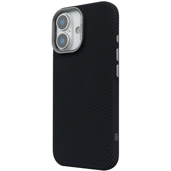 Фото - Чохол для смартфону Armorstandart LikeCarbon2 MagCase for Apple iPhone 17 Kevlar Black (ARM88379)