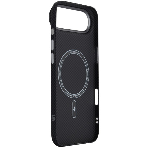 Фото - Чохол для смартфону Armorstandart LikeCarbon2 MagCase for Apple iPhone 17 Air Kevlar Black (ARM88380)