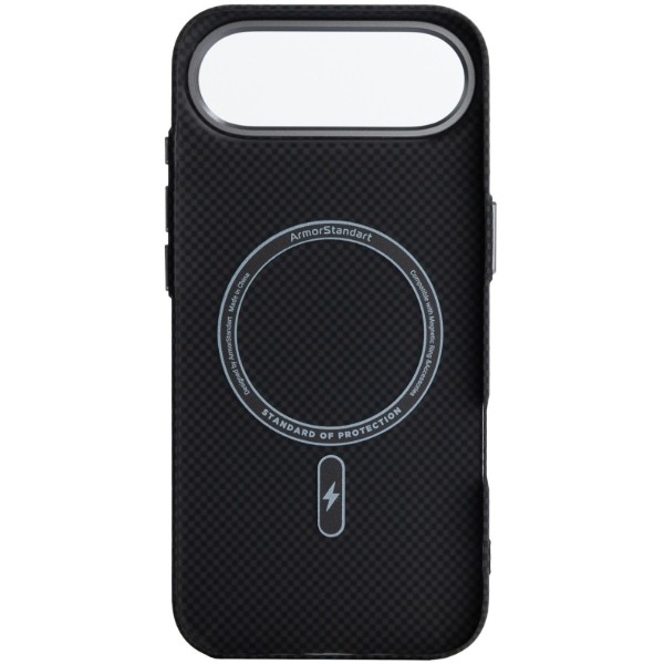 Фото - Чохол для смартфону Armorstandart LikeCarbon2 MagCase for Apple iPhone 17 Air Kevlar Black (ARM88380)