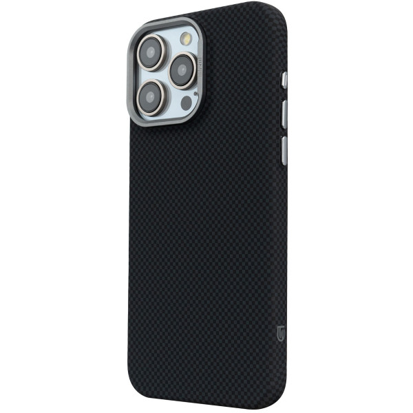 Фото - Чохол для смартфону Armorstandart LikeCarbon2 MagCase for Apple iPhone 16 Pro Kevlar Black (ARM88381)