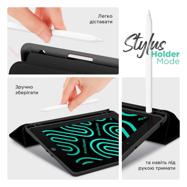 Фото - Чохол для планшета Armorstandart Smart Fold Pen for Samsung Galaxy Tab S11 Ultra/S10 Ultra/S9 Ultra/S8 Ultra Black (ARM88430)