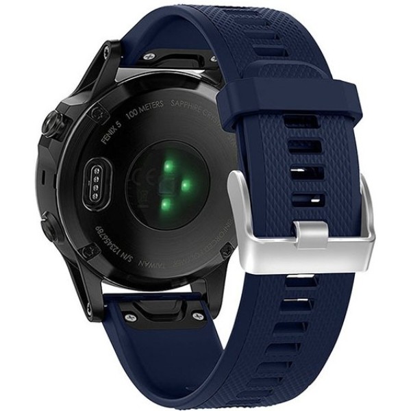 Фото - Ремінець для смарт-годинника Armorstandart Silicone Line for Garmin 22mm Dark Blue (ARM88487)