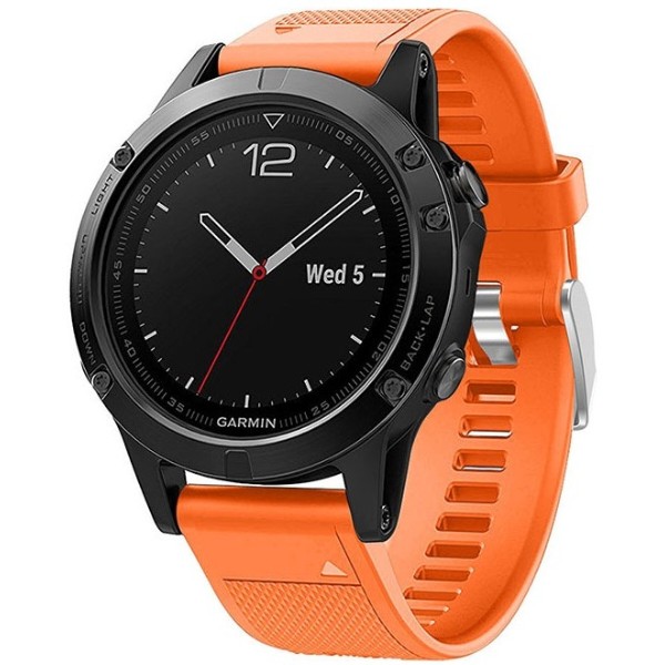 Фото - Ремешок для смарт-часов Armorstandart Silicone Line for Garmin 22mm Orange (ARM88489)