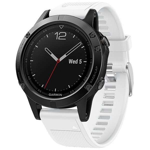 Фото - Ремінець для смарт-годинника Armorstandart Silicone Line for Garmin 22mm White (ARM88490)