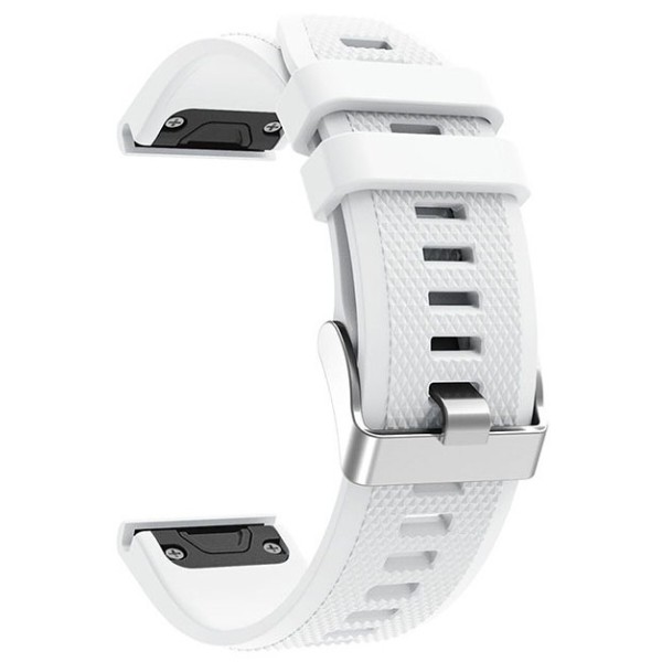 Фото - Ремінець для смарт-годинника Armorstandart Silicone Line for Garmin 22mm White (ARM88490)