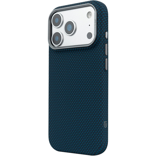 Фото - Чохол для смартфону Armorstandart LikeCarbon2 MagCase for Apple iPhone 17 Pro Max Kevlar Dark Blue (ARM88553)