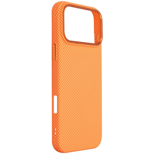 Фото - Чохол для смартфону Armorstandart LikeCarbon2 MagCase for Apple iPhone 17 Pro Max Kevlar Orange (ARM88555)