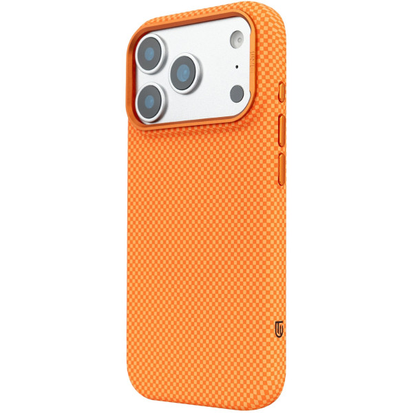 Фото - Чохол для смартфону Armorstandart LikeCarbon2 MagCase for Apple iPhone 17 Pro Kevlar Orange (ARM88556)