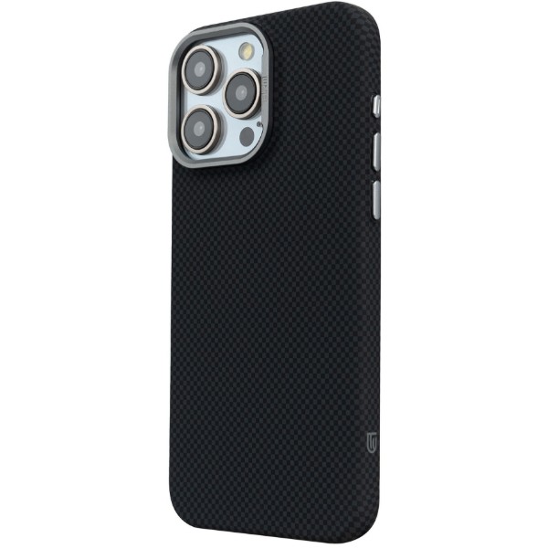 Фото - Чохол для смартфону Armorstandart LikeCarbon2 MagCase for Apple iPhone 15 Pro Max Kevlar Black (ARM88590)