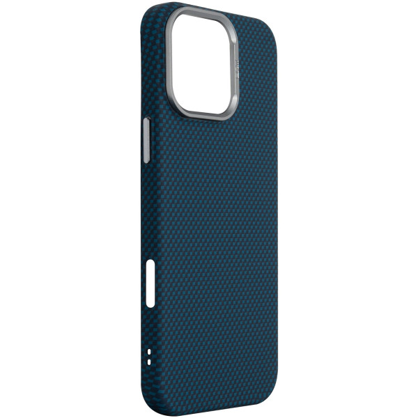 Фото - Чохол для смартфону Armorstandart LikeCarbon2 MagCase for Apple iPhone 16 Pro Max Kevlar Dark Blue (ARM88593)
