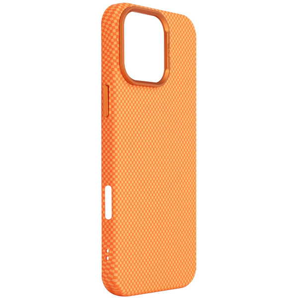 Фото - Чохол для смартфону Armorstandart LikeCarbon2 MagCase for Apple iPhone 16 Pro Max Kevlar Orange (ARM88595)