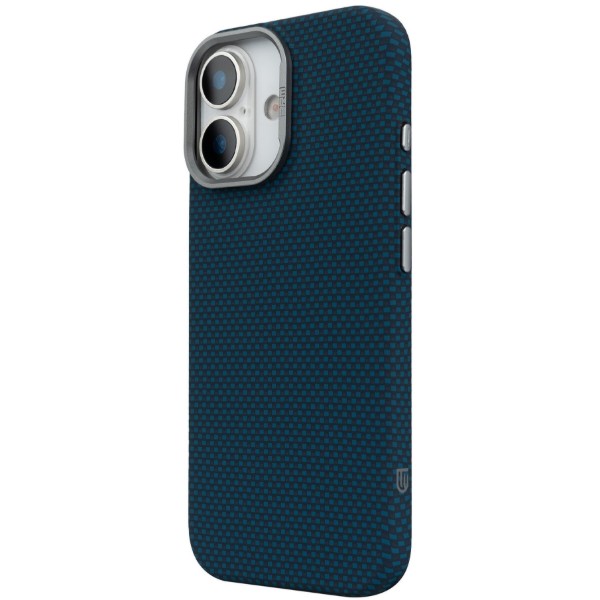 Фото - Чохол для смартфону Armorstandart LikeCarbon2 MagCase for Apple iPhone 17 Kevlar Dark Blue (ARM88613)