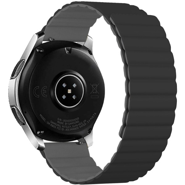 Фото - Ремешок для смарт-часов Armorstandart MagLink 22mm Black Grey (ARM88943)