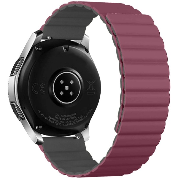 Фото - Ремешок для смарт-часов Armorstandart MagLink 22mm Wine Red Grey (ARM88946) Фото - Ремешок для смарт-часов Armorstandart MagLink 22mm Wine Red Grey (ARM88946)