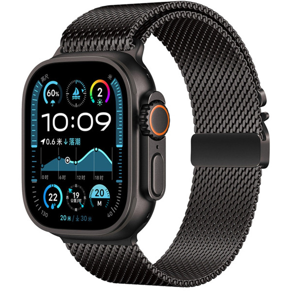 Фото - Ремінець для смарт-годинника Armorstandart Milanese UltraLock for Apple Watch 42 (Series 11-10)/41/40/38 Black (ARM88954) Фото - Ремінець для смарт-годинника Armorstandart Milanese UltraLock for Apple Watch 42 (Series 11-10)/41/40/38 Black (ARM88954)