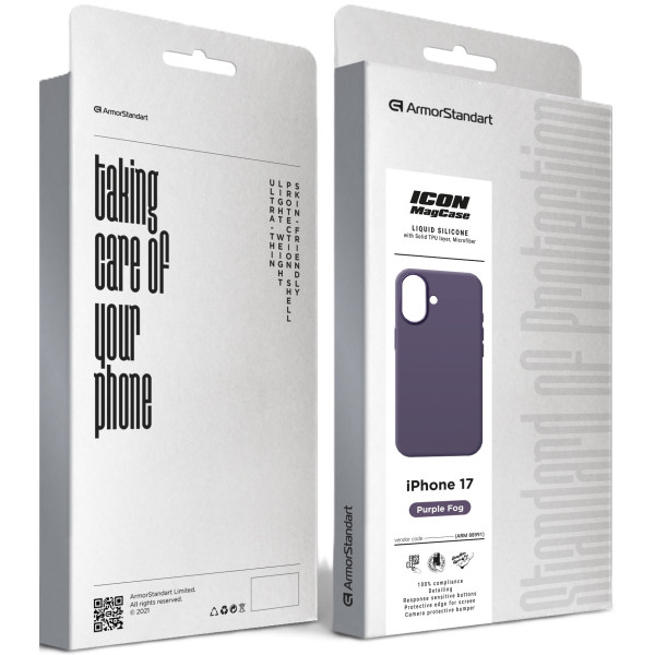 Фото - Чохол для смартфону Armorstandart ICON2 MagCase for Apple iPhone 17 Purple Fog (ARM88991)
