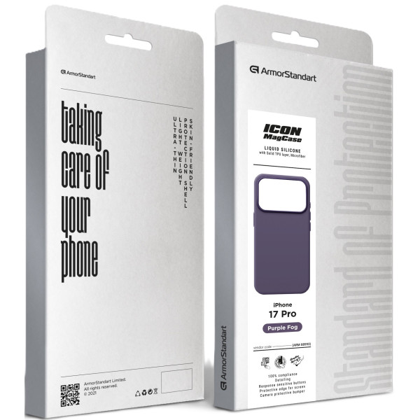 Фото - Чохол для смартфону Armorstandart ICON2 MagCase for Apple iPhone 17 Pro Purple Fog (ARM88993)