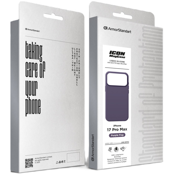 Фото - Чохол для смартфону Armorstandart ICON2 MagCase for Apple iPhone 17 Pro Max Purple Fog (ARM88995)