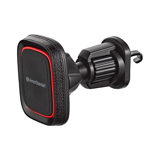 Фото - Автодержатель Armorstandart DriveEasy Airvent Leather Black (ARM89001)