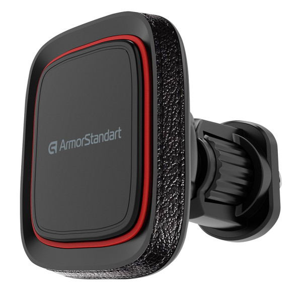 Фото - Автодержатель Armorstandart DriveEasy Airvent Leather Black (ARM89001)