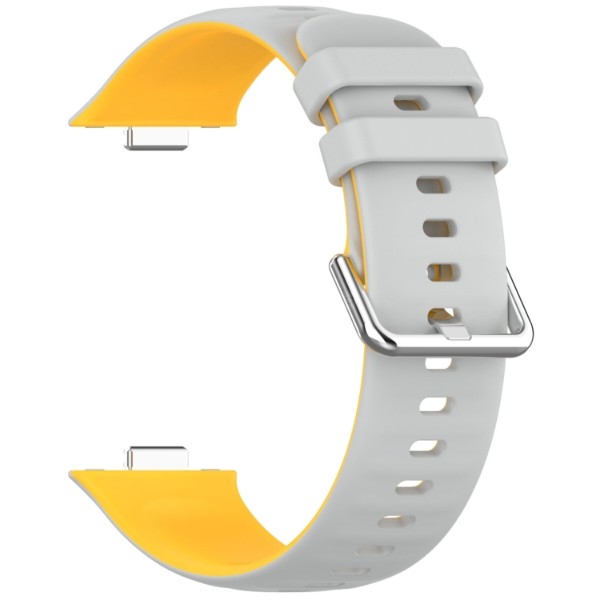 Фото - Ремешок для смарт-часов Armorstandart  for Huawei Watch Fit 3 / 4 / 4 Pro Grey Yellow (ARM89073)
