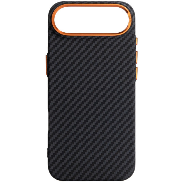 Фото - Чохол для смартфону Armorstandart LikeCarbon2 SE MagCase for Apple iPhone 17 Air Black Orange (ARM89155)