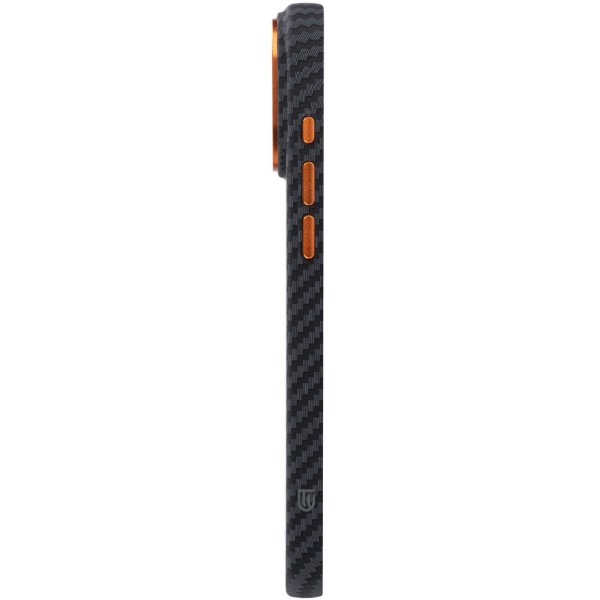 Фото - Чохол для смартфону Armorstandart LikeCarbon2 SE MagCase for Apple iPhone 17 Pro Black Orange (ARM89161)