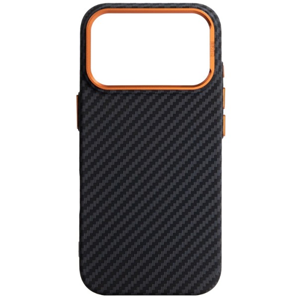 Фото - Чохол для смартфону Armorstandart LikeCarbon2 SE MagCase for Apple iPhone 17 Pro Black Orange (ARM89161)
