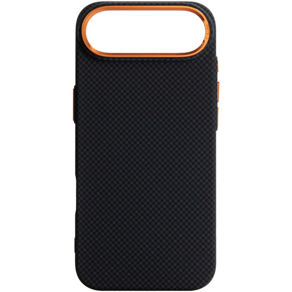 Фото - Чохол для смартфону Armorstandart LikeCarbon2 SE MagCase for Apple iPhone 17 Air Kevlar Black Orange (ARM89166)