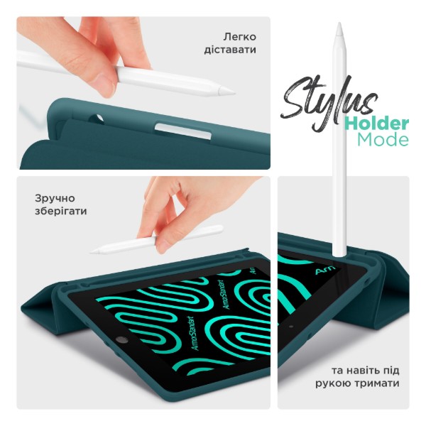 Фото - Чохол для планшету Armorstandart Smart Fold Pen for Xiaomi Redmi Pad 2 Pro Pine Green (ARM89204)