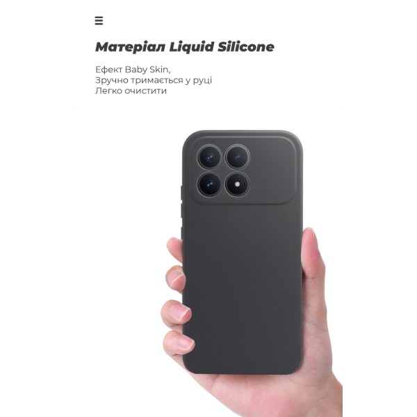 Фото - Чехол для смартфона Armorstandart ICON for Xiaomi Poco F8 Pro Camera cover Black (ARM89271)