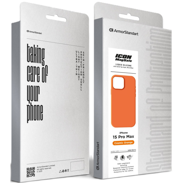 Фото - Чехол для смартфона Armorstandart ICON2 MagCase for Apple iPhone 15 Pro Max Cosmic Orange (ARM89277)