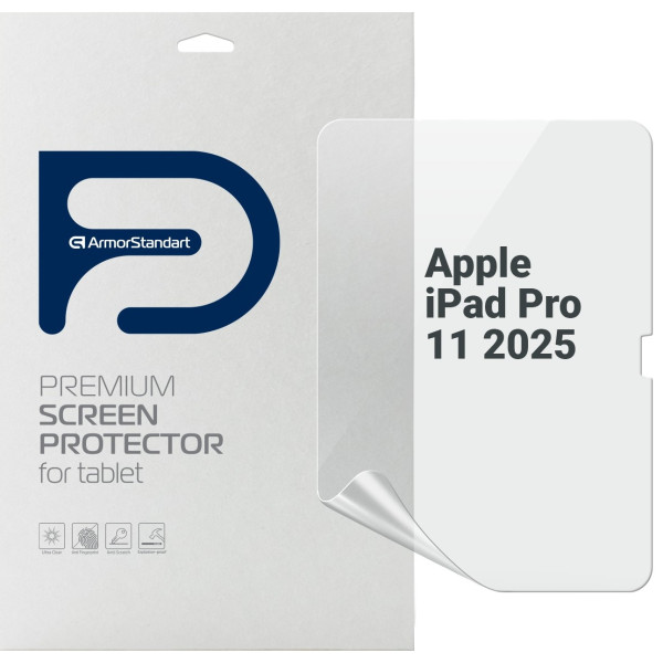 Фото - Захисна плівка для планшета Armorstandart for Apple iPad Pro 11 2025 (ARM89474) Фото - Захисна плівка для планшета Armorstandart for Apple iPad Pro 11 2025 (ARM89474)