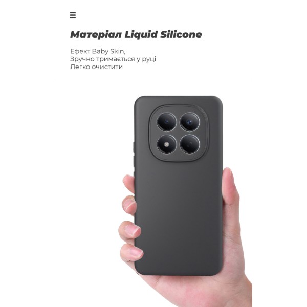 Фото - Чехол для смартфона Armorstandart ICON for Xiaomi Redmi Note 15 Pro 4G Camera cover Black (ARM89706)