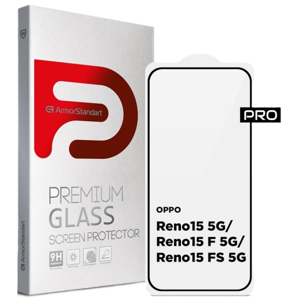 Фото - Захисне скло для смартфону Armorstandart Pro for OPPO Reno15 5G / Reno15 F 5G / Reno15 FS 5G (ARM89890)