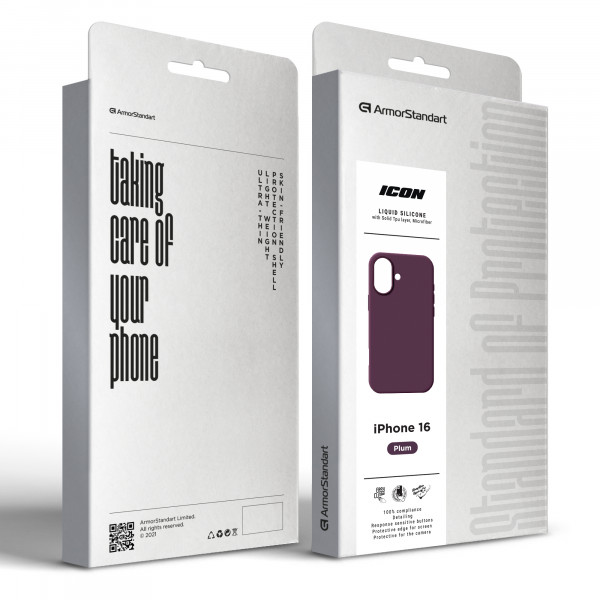 Фото - Чохол для смартфону Armorstandart ICON2 MagSafe for Apple iPhone 16 Plum (ARM81312)