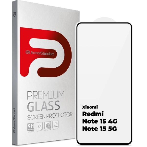 Фото - Захисне скло для смартфону Armorstandart Edge Glue Curved for Xiaomi Redmi Note 15 4G / Note 15 5G (ARM90044)