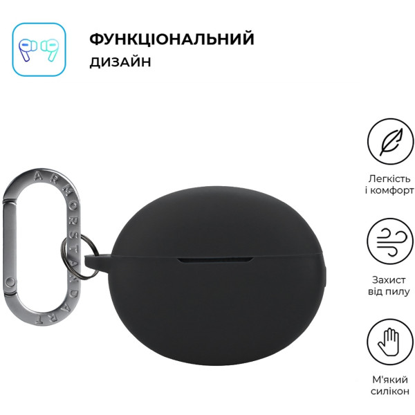 Фото - Чехол для наушников Armorstandart Hang Case for Oppo Enco X3s Black (ARM90063)