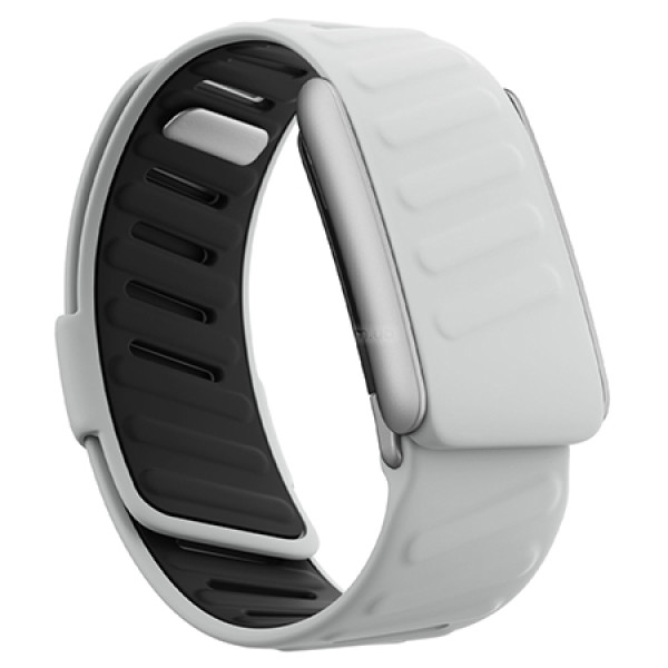 Фото - Ремінець для фітнес-браслета Armorstandart Silicone Tech for Whoop 5.0 / MG Grey with Silver (ARM90097)