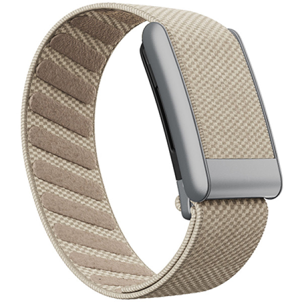 Фото - Ремінець для фітнес-браслета Armorstandart SuperKnit for Whoop 5.0 / MG Beige with Silver ARM90105)